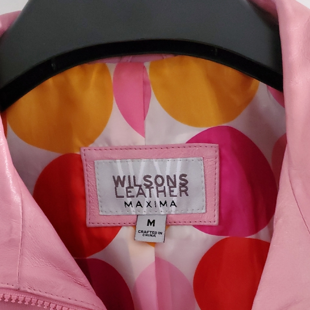 Wilsons Leather Vibrant Pink Jacket